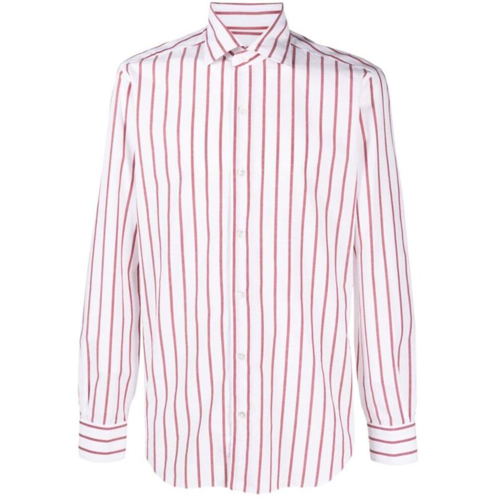 Barba Men Striped Cotton Shirt